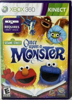 Sesame Street Once Upon A Monster (2011, Xbox 360) Complete CIB - Image 1 of 4