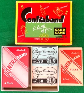 Vintage CONTRABAND Kartenspiel Pepys Serie Set - 100% komplett inkl. Regelblatt - Bild 1 von 3