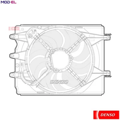 FAN ENGINE COOLING DER09068 FOR FIAT 843 A1.000 1.4L 4cyl 500L - Image 1 of 4