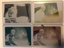 13-14 Panini National Treasures #165 MARK SCHEIFELE Printing Plates LOT(4) 1/1