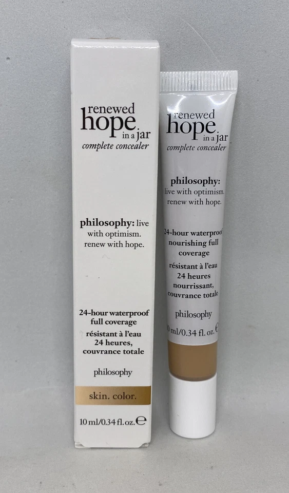 ФИЛОСОФИЯ ОБНОВЛЕННАЯ НАДЕЖДА В БАНКЕ ПОЛНЫЙ КОНСИЛЕР 5,5 БЕЖЕВЫЙ .34 УНЦИЙ 24 Ч ВОДЫ - Изображение 1 из 4