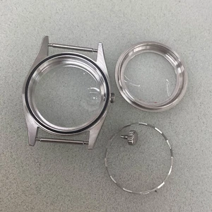 36MM Acrylic Stainless Steel Watch Case for NH35/NH36/4R Movement - Picture 1 of 8