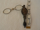 Antique Art Deco Filigree Eyeglasses & Case Pendant
