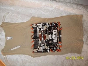 MOTOCICLETA Mujer GRANDE Camiseta sin mangas HIT THE ROAD AND DON'T LOOK BACK HD SHIRT LOOK - Imagen 1 de 3