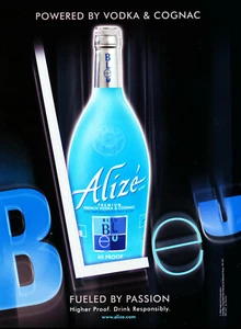 ALIZE ALCOHOL BEVERAGE AD #15 RARE 2004 OUT OF PRINT  - Picture 1 of 1