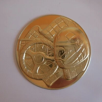 Medal Trophy Auto Moto Sport Collection Vintage Deco Design 20th France N5125 - Image 1 of 4