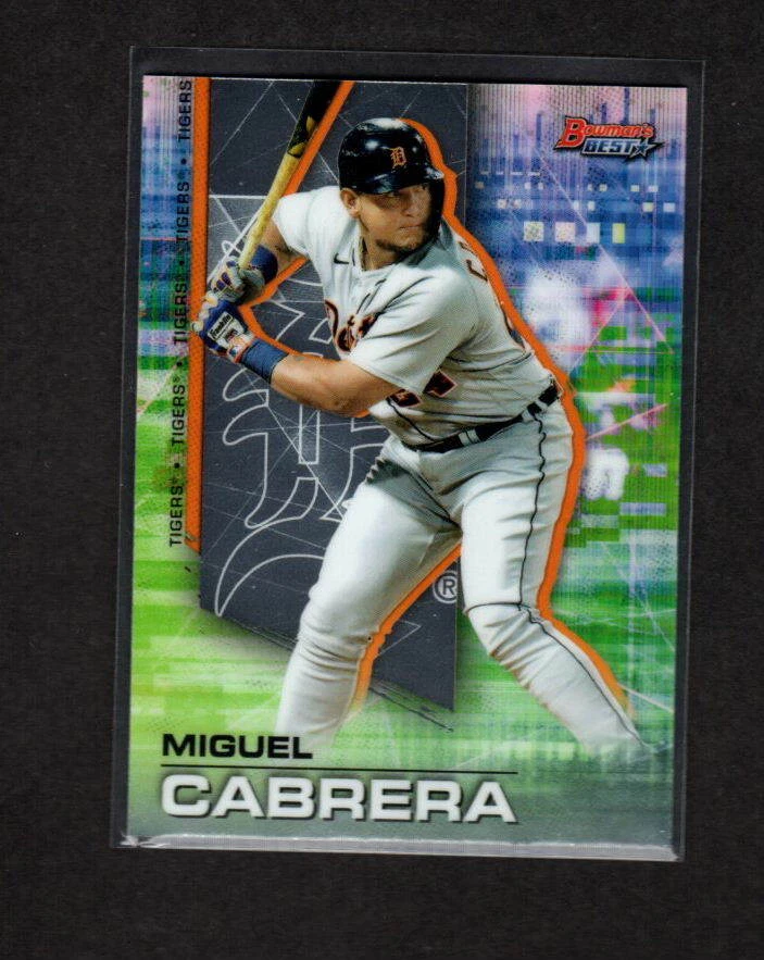 MIGUEL CABRERA 2021 BOWMAN'S BEST DETROIT TIGERS - Image 1 of 1