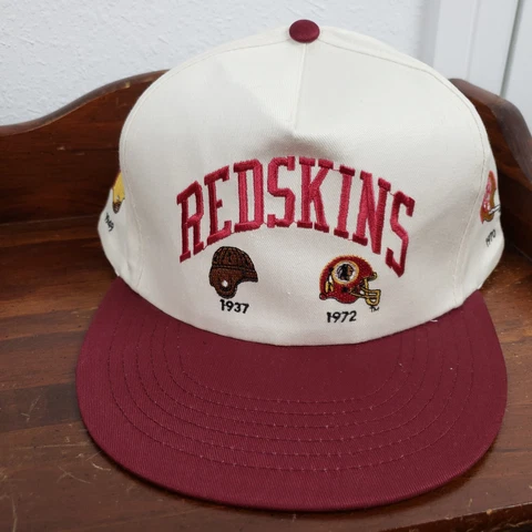 VINTAGE Washington Redskins Hat Cap Snap Back New Deadstock Men Old Helmets Cover