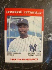 1989 Baseball America #AA-5 Bernie Williams RC AA Pre-Rookie