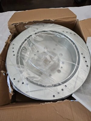 Power Stop JBR-1355XL&R-Evolution Drilled & Slotted Rotors-TOYOTA-LEXUS REAR SHD - Image 1 of 4