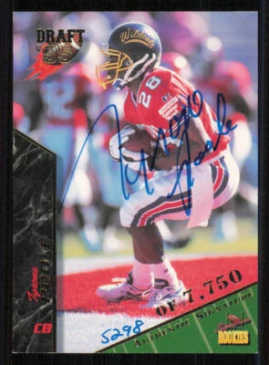 1995 Signature Rookies AUTO #58 Tyrone Poole /7750 - Image 1 of 2