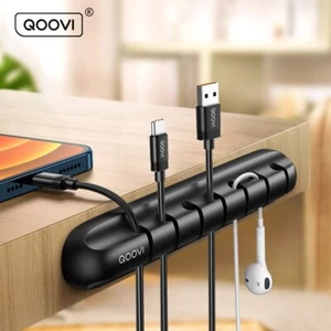 QOOVI Kabel Organizer Management Kabelhalter flexibles USB-Kabel - Bild 1 von 12