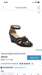 New women shoes platform wedge heels casual Size 8 - Picture 1 of 12