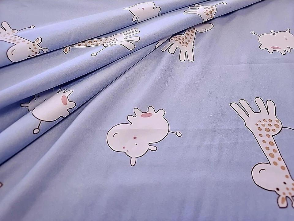 Pantalones de pijama Charmeuse satinado animal infantil tela fabricante famoso vendido por yarda Foto 1 de 2