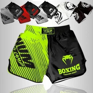 MMA Fight Shorts Boxing Quick Drying Short Muay Thai Training Sports Shorts - Picture 1 of 65