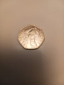 2017 benjamin bunny 50p coin - Picture 1 of 2