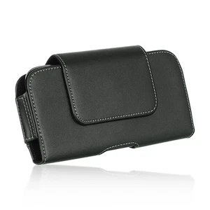 Premium Belt Clip Holster Pouch Leather Case Holder for Cell Phones - Picture 1 of 36