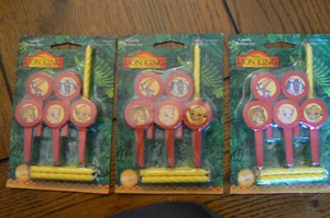 3 Packages Wilton Disney The Lion King 15 Candle Holder Sets SIP NOS FREEUSSHIP - Picture 1 of 6
