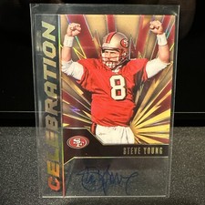 2020 Panini Immaculate Steve Young Celebration  SSP On Card Autograph