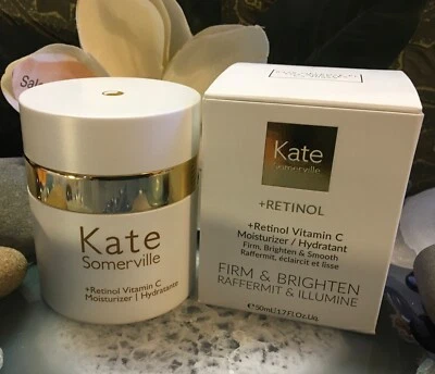 Kate Somerville + Retinol Vitamina C Hidratante Reafirme e Iluminador 50 ml/1,7 oz Nuevo en Caja Foto 1 de 4