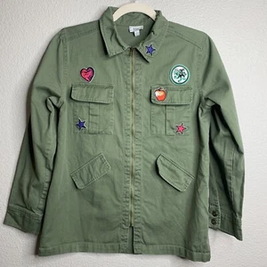 D-Signed by Disney LARGE 14/16 So Many Ways to Be Wicked Girls Army Jacket Zip - Picture 1 of 7