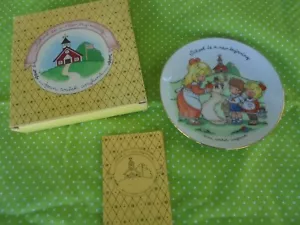 Joan Walsh Anglund Collection Avon Porcelain Plate "School is a New Beginning" - Picture 1 of 3