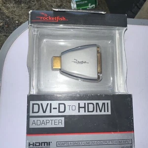 Rocketfish RF-G1173 1080p HDMI Male to Dvi-d Female Adapter Rf-g1173 - Picture 1 of 1