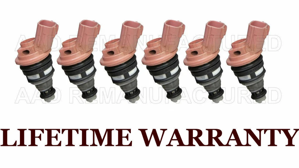6X Inyectores de combustible Jecs Flujo Emparejados Genuinos para 93 94 Nissan Máxima 3.0L Foto 1 de 1