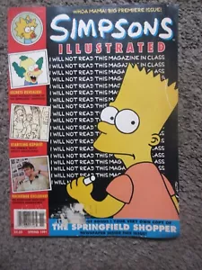 SIMPSONS ILLUSTRATED MATT GROENING-PREMIERE ISSUE 1991 44 PGS. VG- RARE OOP - Picture 1 of 18