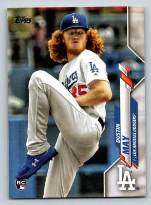 2020 Topps #235 Dustin May RC (ref 200617) - Image 1 of 2