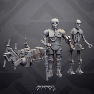 Drone Set 1 - Set of 3 | 35mm | SW Legions | DnD Miniatures | Tabletop Gaming | - Picture 1 of 1
