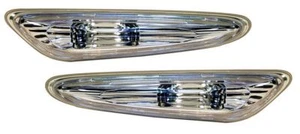 BMW 3 SERIES E90 2005- CLEAR SIDE REPEATER LIGHTS - Picture 1 of 1