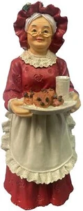 Dolls House Mrs Claus Santa's Wife Mother Christmas Resin Figure 1:12 People - Picture 1 of 11