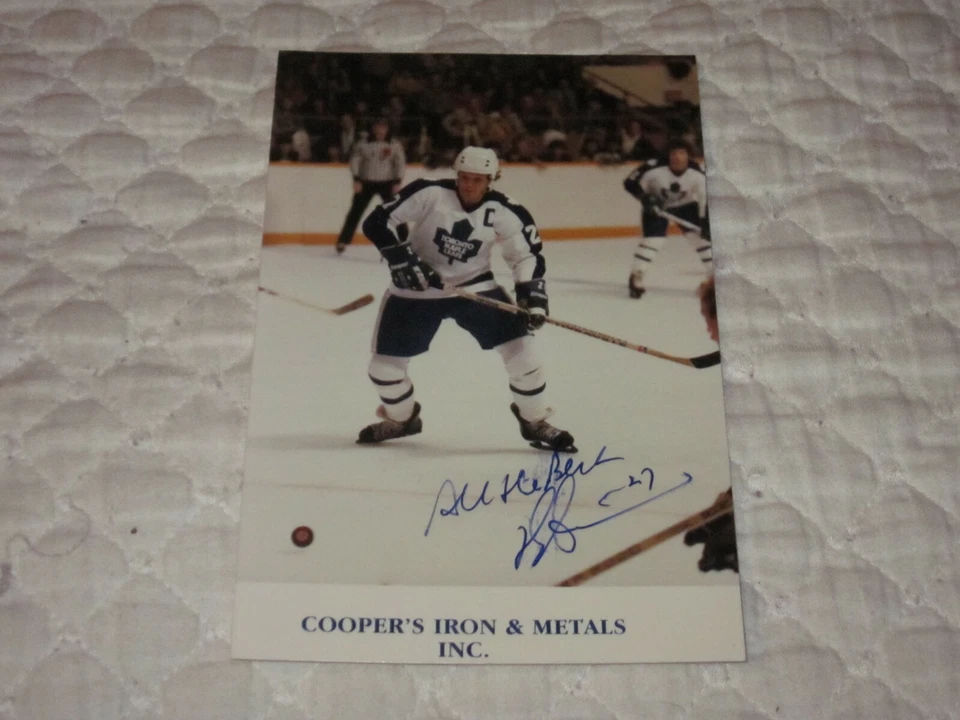 FOTO 4X6 AUTOGRAFIADA FIRMADA POR DARRYL SITTLER - IMAGEN HOJAS DE ARCE C2 Foto 1 de 1