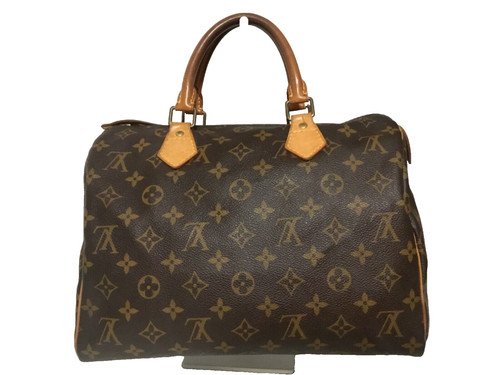 LOUIS VUITTON（LV） Louis Vuitton Speedy Borsa a tracolla 30 tela marrone