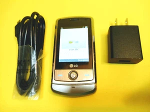 *ROGERS CHATR ONLY* LG SHINE TU720 GSM SILVER METAL SLIDER 2G CELL PHONE RARE - Picture 1 of 5