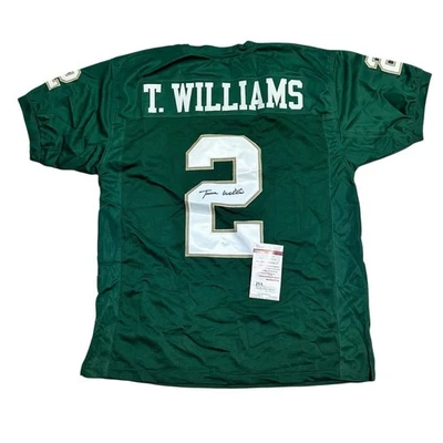 Camiseta deportiva verde autografiada por Terrance Williams Baylor Bears #2 Foto 1 de 4
