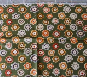 Kaffe Fassett AURICULA OLIVE GP52    8” X WOF    original issue - Picture 1 of 2