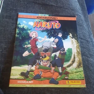 💥VACÍO Panini Naruto Ninja Adventures Colección Álbum de Pegatinas + 6 Pegatinas - Imagen 1 de 2