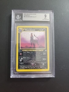Pokemon 2001 Neo Revelation Houndoom Holo 8/64 BGS 9 MINT - Picture 1 of 2