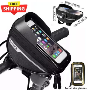 For All Mobile Phones 360° Waterproof Bicycle Motor Bike Phone Case Mount Holder - Picture 1 of 6