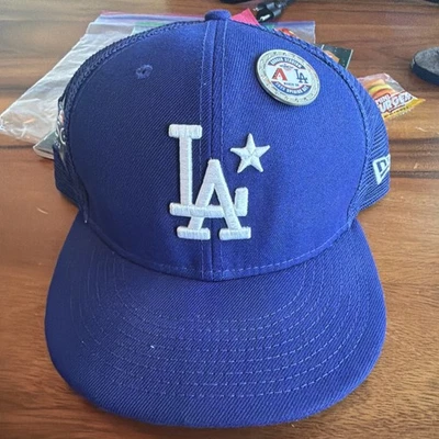 NEW Los Angeles Dodgers 2022 MLB All Star Game New Era 5950 Cap Hat Men’s 7 1/2 - Image 1 of 3