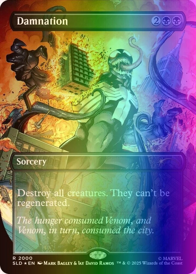 MTG Damnation (2000/3004) Secret Lair Drop Series LP FOIL- Rainbow - Image 1 of 1