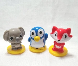 3 Saltos Rana Aprendizaje Amigos Aventura Animales Autobús Escolar Elefante Pingüino Zorro - Imagen 1 de 6