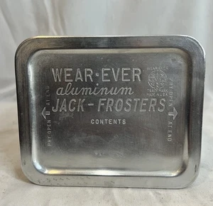 Vintage Wear-Ever Aluminum Jack-Frosters Tin GC - Picture 1 of 7