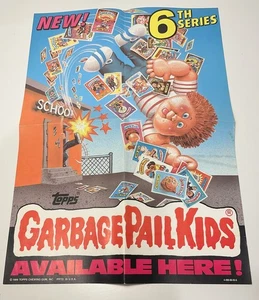 1986 Topps Garbage Pail Kids original 6th Series 6 box poster - EX/MT - Picture 1 of 1