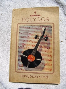 1942 SIEMENS POLYDOR Swedish HUVUDKATALOG German RECORD CATALOG Opera Radio - Picture 1 of 7