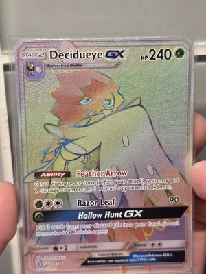 Decidueye GX (Secret) 146/145 Holo Secret Rare - Guardians Rising Rainbow - Image 1 of 4