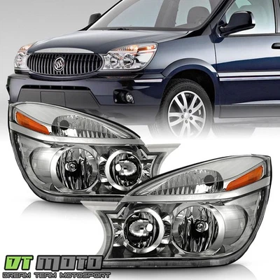 2002-2007 Buick Rendezvous Replacement Headlights Headlamps 02-07 Set Left+Right - Изображение 1 из 4