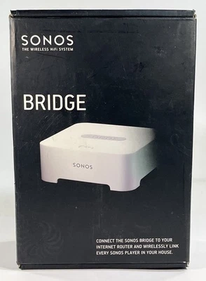 Sonos Bridge Wireless HiFi System - White NEW in Open Box Complete - Image 1 of 4
